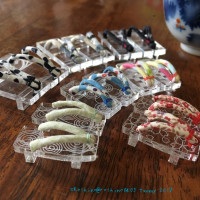 Acrylic Geta Shoes for 1/6 Size Dolls  1/6ドール用アクリル製下駄